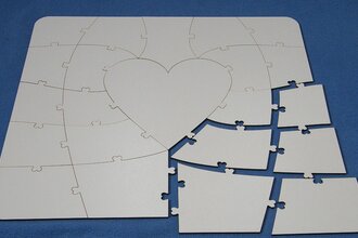 Puzzle für Hochzeit mit 22 Teilen